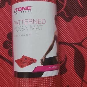 Brand new yoga mat in red